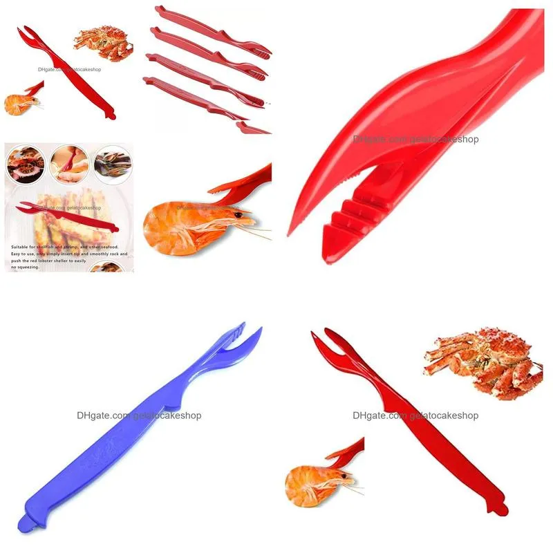 dining seafood crackers lobster picks tools crab fork crawfish prawns shrimp - easy opener shellfish sheller knife