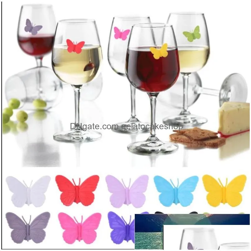 6pcs wine glass tag cup identifier long strips goblet tag glass markers for bar party wine labels glasses drinking cup sign