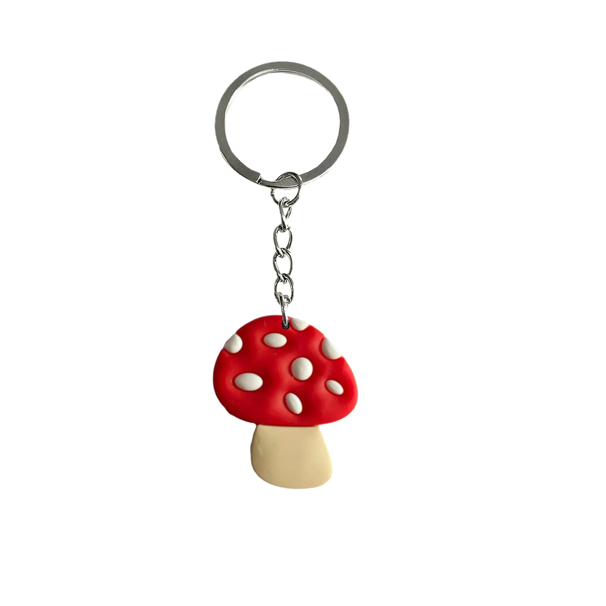 mushroom keychain for birthday christmas party favors gift tags goodie bag stuffer gifts key purse handbag charms women keyring suitable schoolbag backpack car chain kid boy girl ring fans