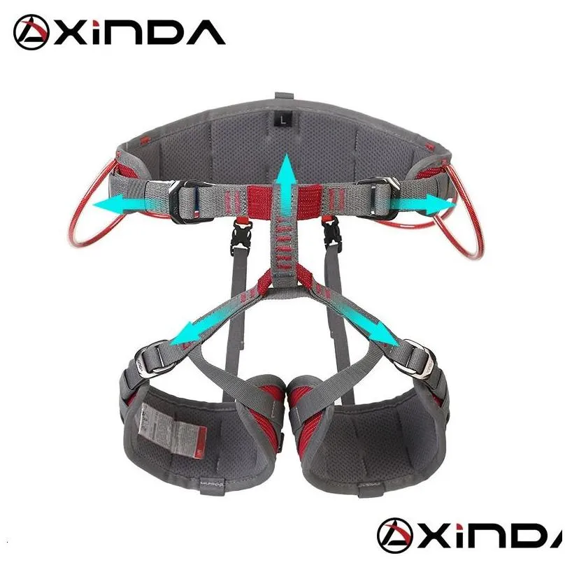 XINDA Camping Half Safety Belt Rock Climbing Outdoor Expand Training Protective Supplies Survival Equipment 240320