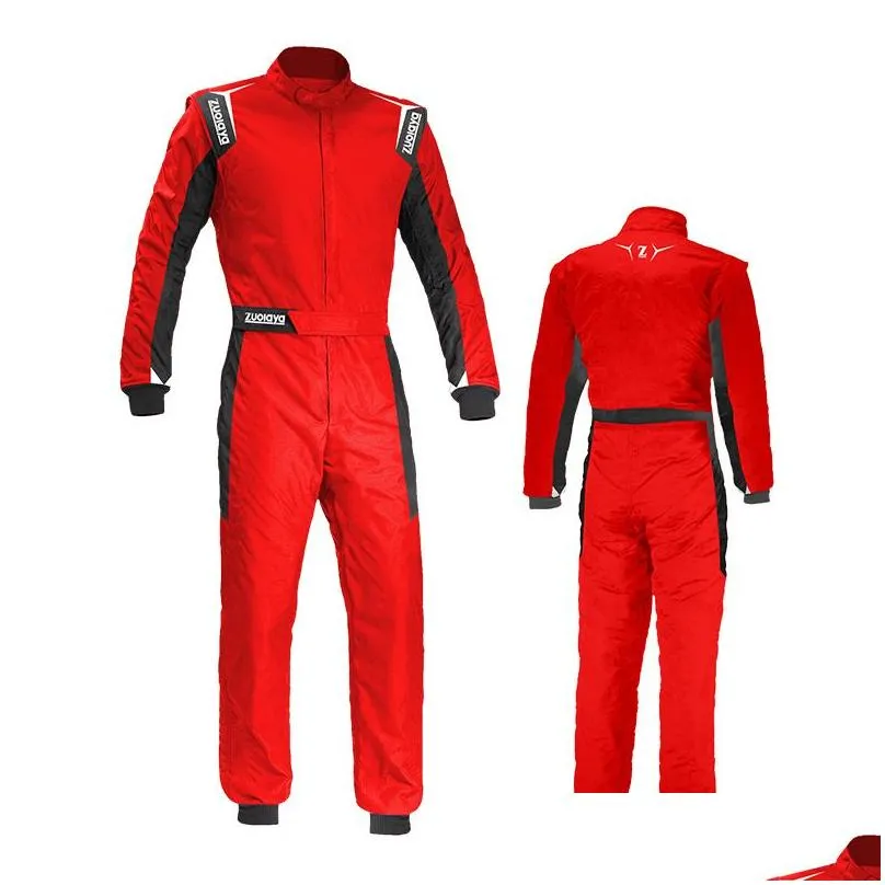 motocycle racing clothing factory car kart off-road vehicle men and women children customized waterproof f1 suit drop delivery otyng