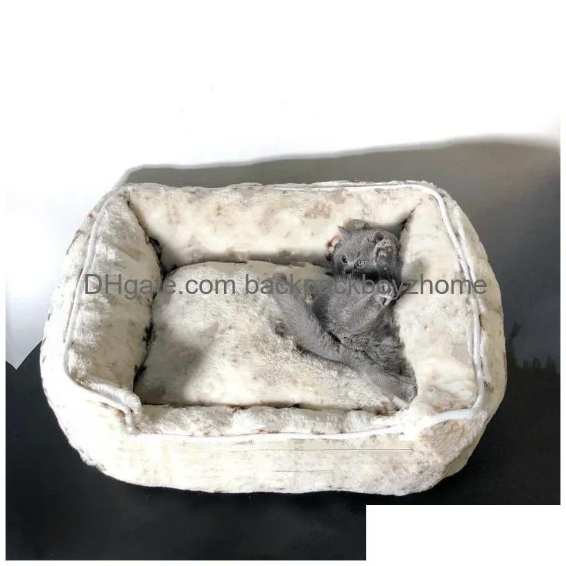classic old flower designer dog bed for medium small dogs machine washable sleeping sofa non-slip bottom warm soft pet bed durable orthopedic calming pet cuddler s