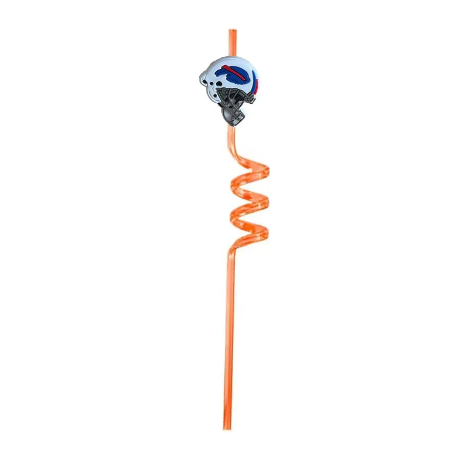 sports helmets themed crazy cartoon straws drinking goodie gifts for kids party christmas favors plastic  supplies sea decorations reusable straw