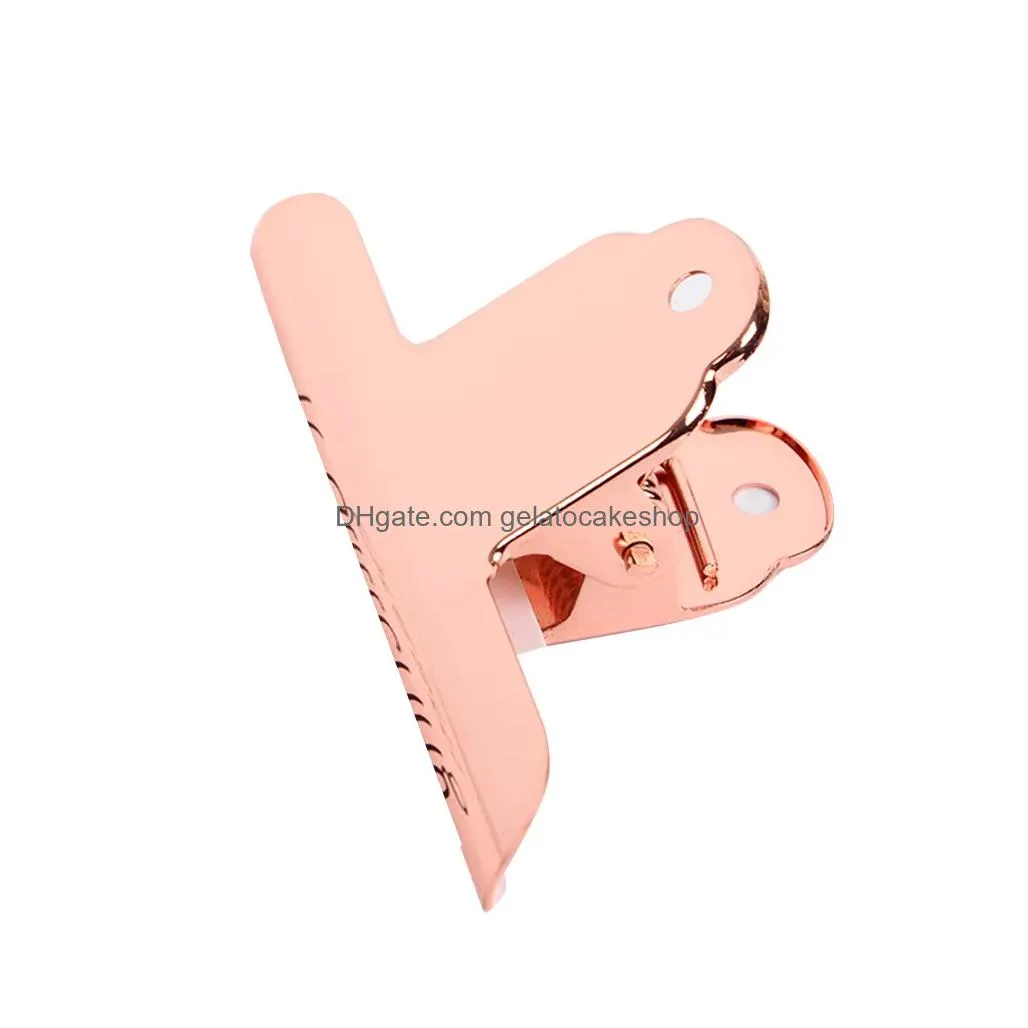 electroplated stainless steel clips bulldog duckbill clips office clamps ticket storage metal sealed port folder