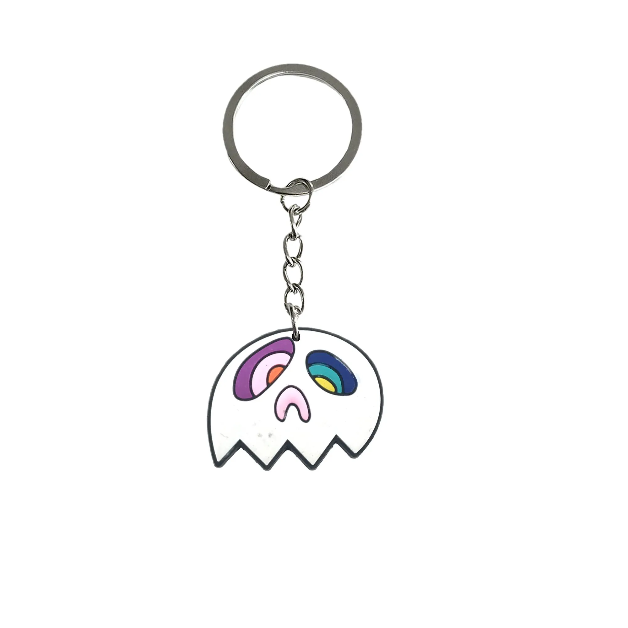rainbow flower keychain key rings chain for girls keychains keyring suitable schoolbag backpack car charms school bags women
