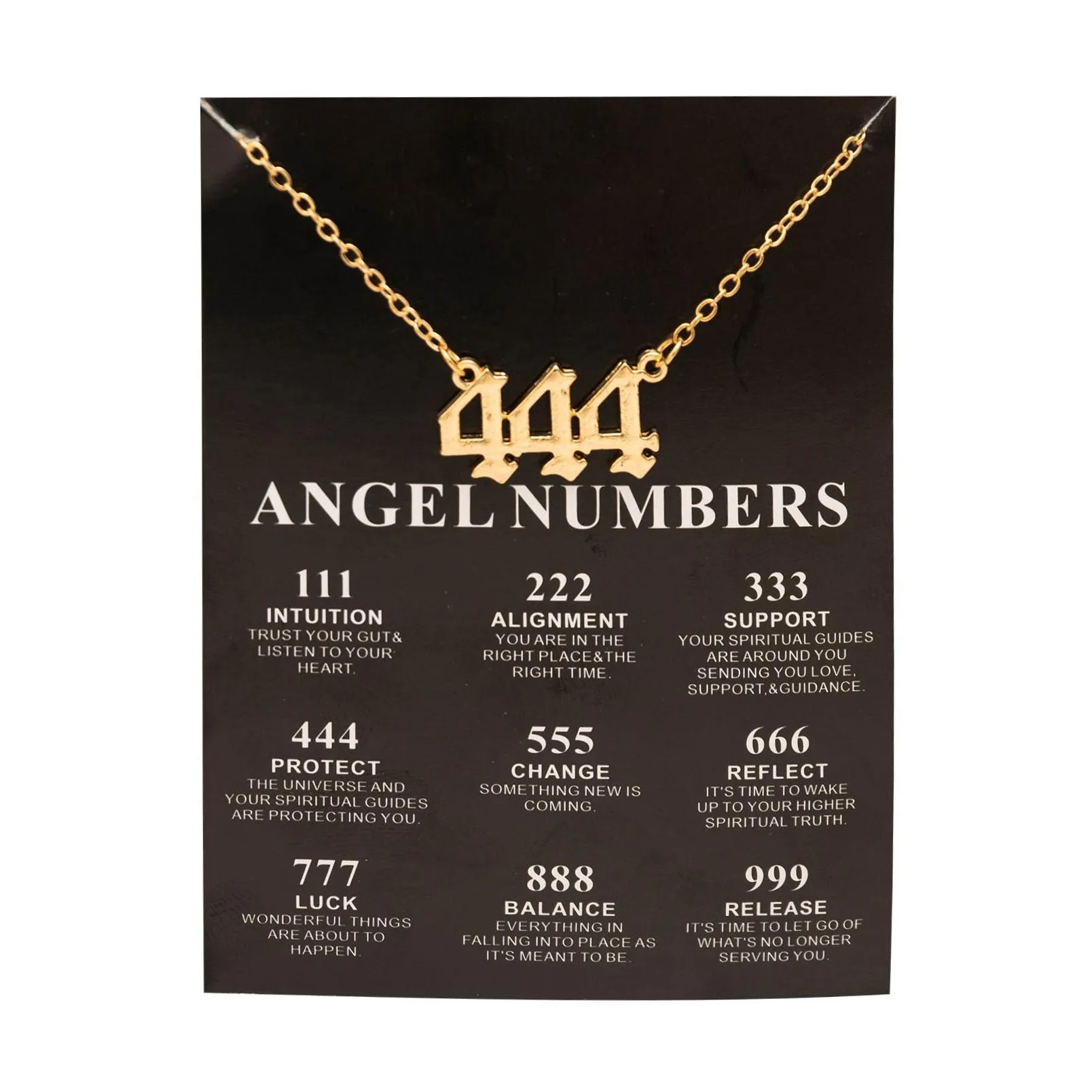 Pendant Necklaces New Trendy Fashion Alloy Gold Color Lucky Angel Numbers Wish 777 Necklace For Women Girl Gift Birthday Jewelry 111-9 Otdjm