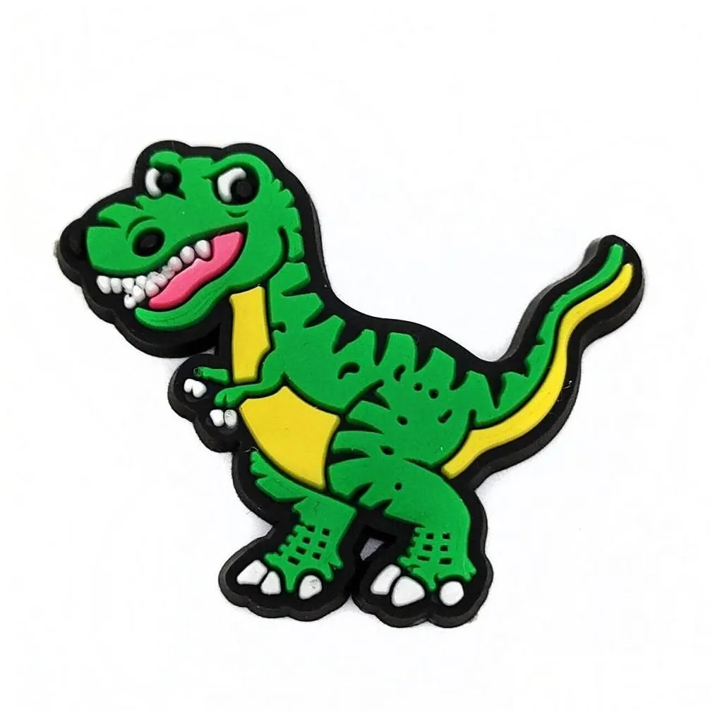 Cartoon Accessories Dinosaur Shoe Charm Decoration Buckle Jibbitz For Clog Charms Wristband Pins Drop Delivery Baby Kids Maternity Pro