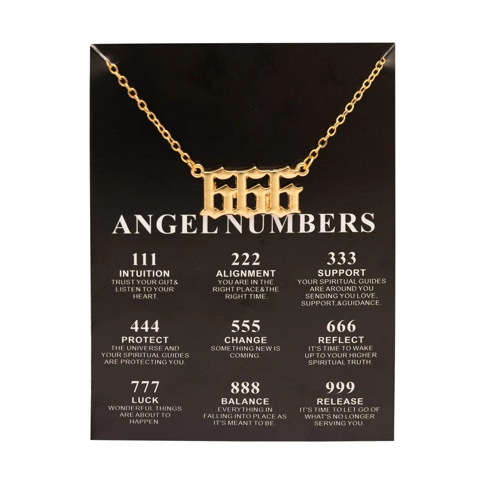 Pendant Necklaces New Trendy Fashion Alloy Gold Color Lucky Angel Numbers Wish 777 Necklace For Women Girl Gift Birthday Jewelry 111-9 Otdjm