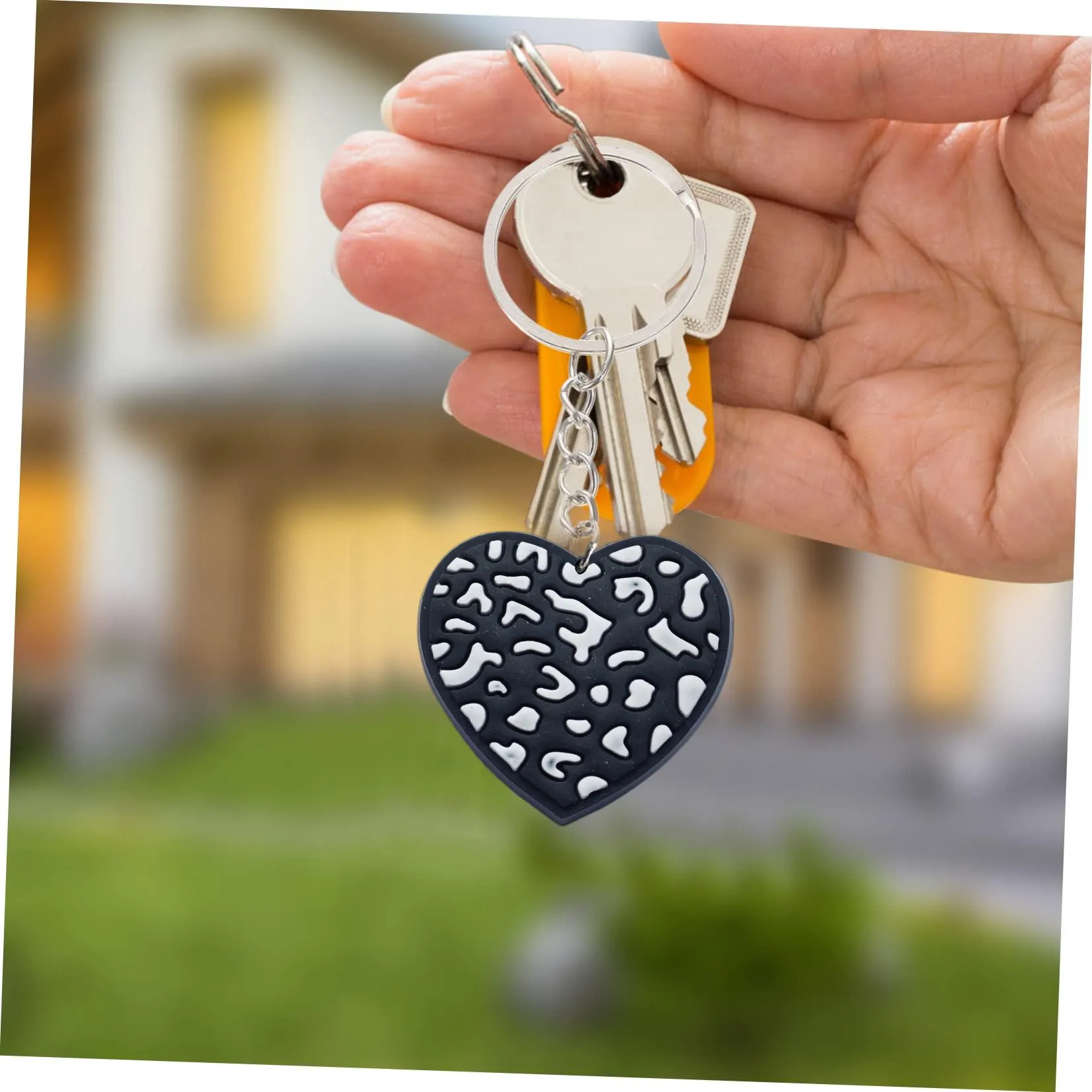 spotted love keychain key chain for girls keychains women keyring backpacks suitable schoolbag classroom prizes purse handbag charms