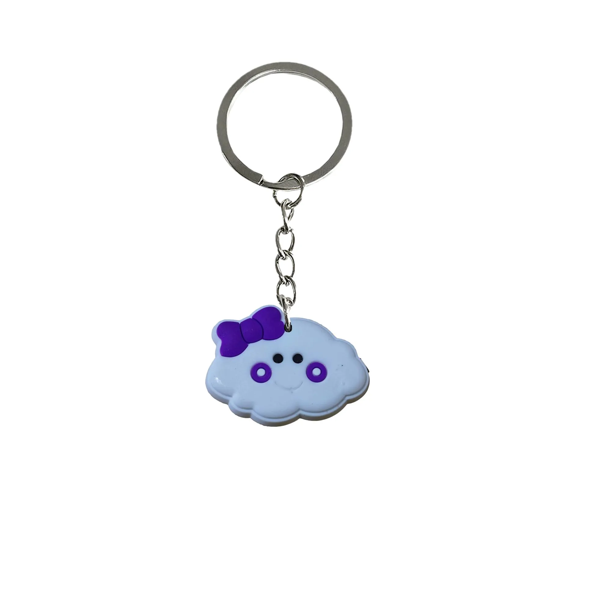 cloud two keychain keychains for childrens party favors classroom prizes anime cool backpacks keyring suitable schoolbag key chain accessories backpack handbag and car gift valentines day colorful character with wristlet