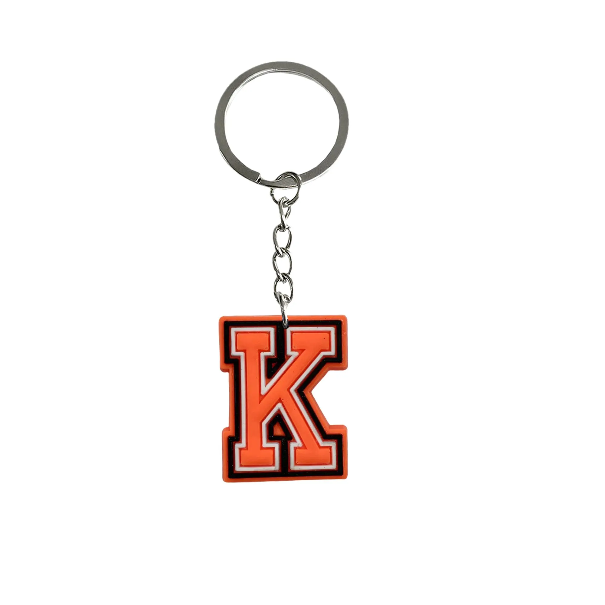 Charms Orange Letter 26 Keychain For Classroom Prizes Keychains Backpack Party Favors Keyring Suitable Schoolbag Key Pendant Accessori Otfuw