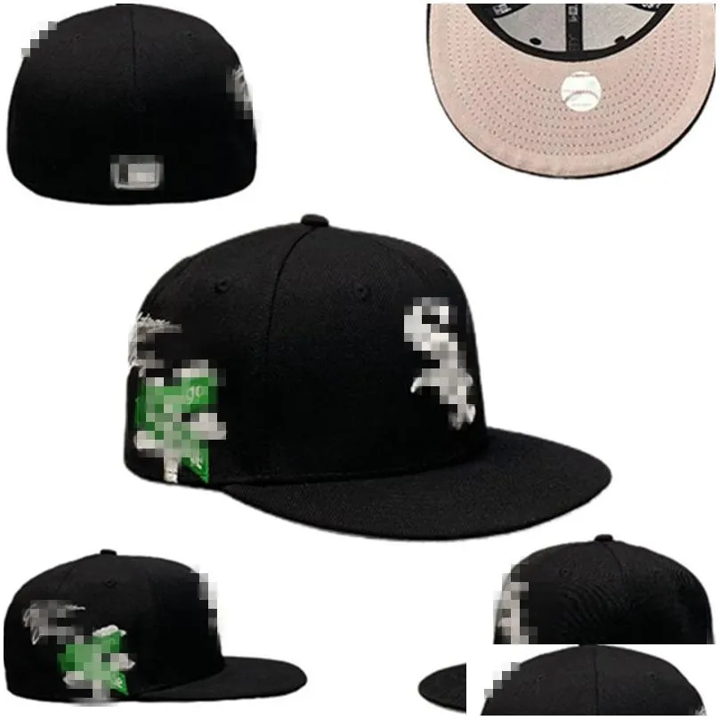 Ball Caps Uni Wholesale Fashion Snapbacks Baseball Cap Bucket Hat Embroidery Adt Flat Peak For Men Women Fl Closed 7-8 Drop Delivery A Dhyvj