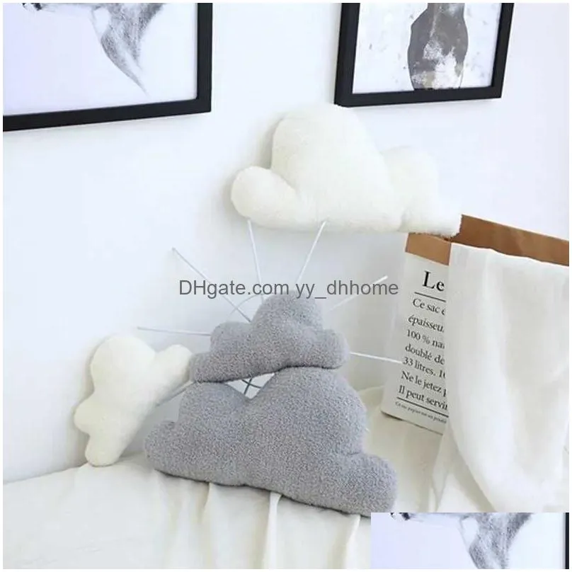 cushion/decorative clouds nordic soft cloud soft car plush nap sofa cushion creative special shape