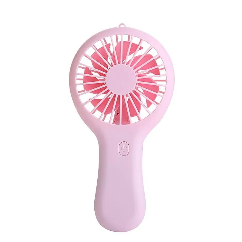 Party Favor Handheld Small Fan Cooler Portable Usb Charging Mini Silent Desk Dormitory Office Student Drop Delivery Home Garden Festiv Dhtte