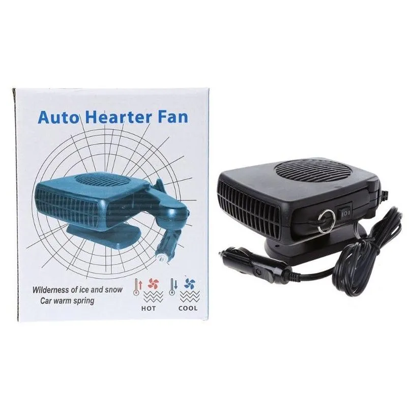 New High Quality 2In1 150W Car Heating Cooling Heater Fan Defroster Demister 12V Dryer Winshield Free Shipping