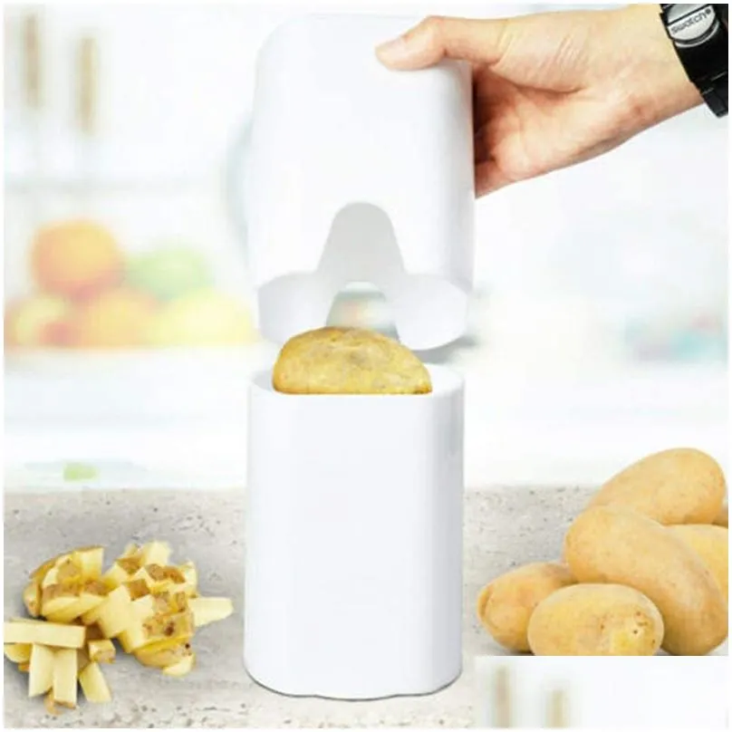 Potato Chippers French Fries Chip Potato Cutter Vegetable Chopper Slice Kitchen Tool Thin Home Fruit Slicer Choppers