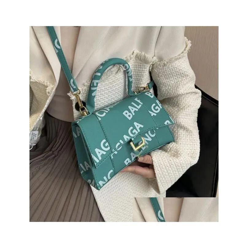 fashion designer bags small mini hourglass totes women handbags shopping purses wallet luxury pu leather with letter b logo b2330