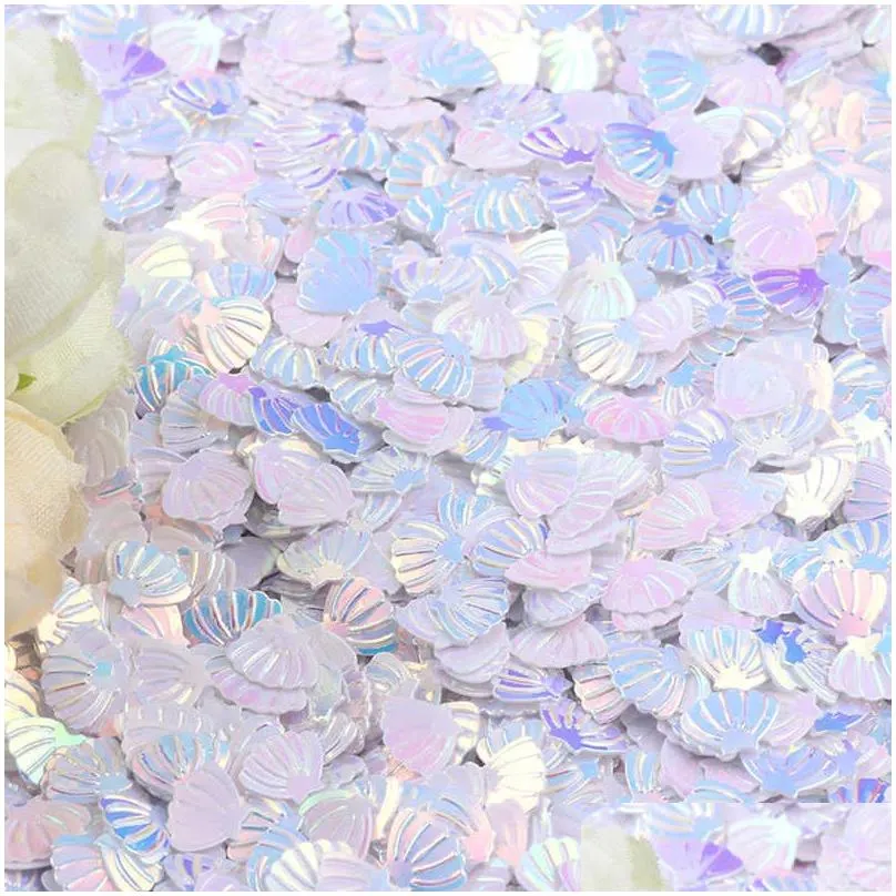 new 15g/bag mermaid party sparkle shell confetti for kids girls mermaid theme birthday party table decoration supplies diy crafts