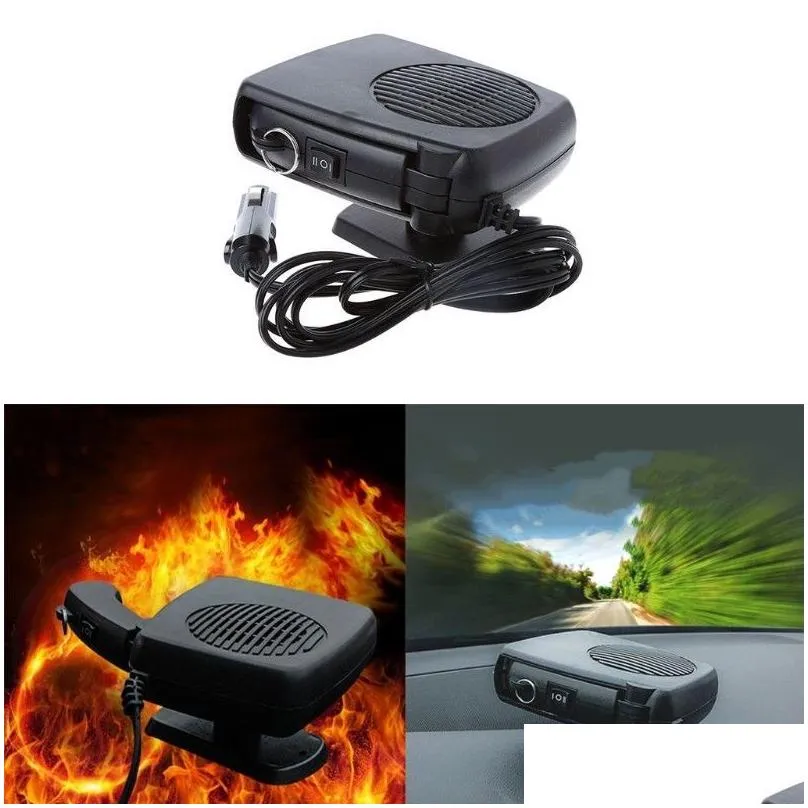 New High Quality 2In1 150W Car Heating Cooling Heater Fan Defroster Demister 12V Dryer Winshield Free Shipping