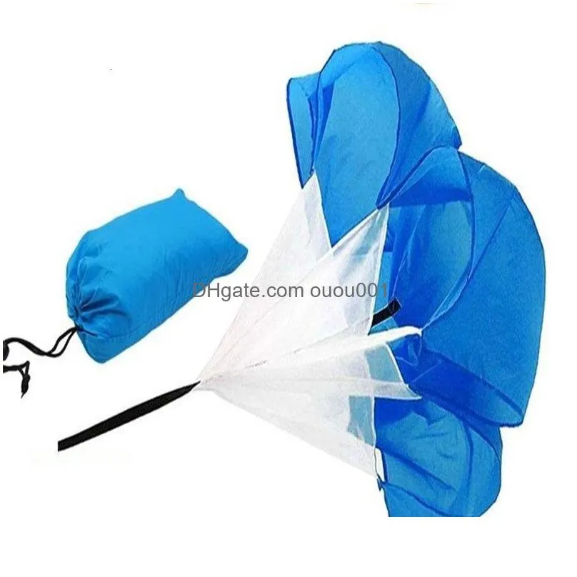 Running Chute Soccer Speed Training Drag Parachutes Outdoor Football Physical Equipments Resistance Umbrella Drop Delivery Dhicb