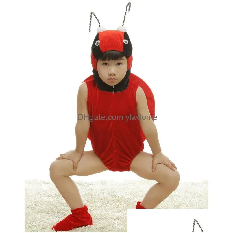 Dancewear Childrens Drama Cute Little Animals Red Ladybird Pink  Cat Bacteria Show Costumes Drop Delivery Baby, Kids Maternity Dh6Yv