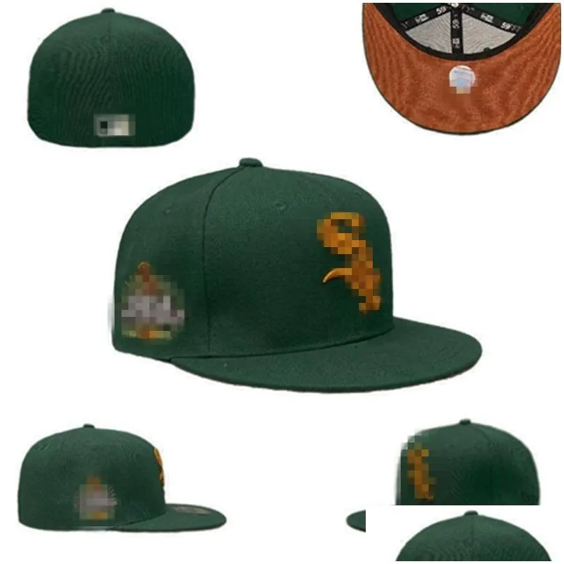 Ball Caps Uni Wholesale Fashion Snapbacks Baseball Cap Bucket Hat Embroidery Adt Flat Peak For Men Women Fl Closed 7-8 Drop Delivery A Dhyvj