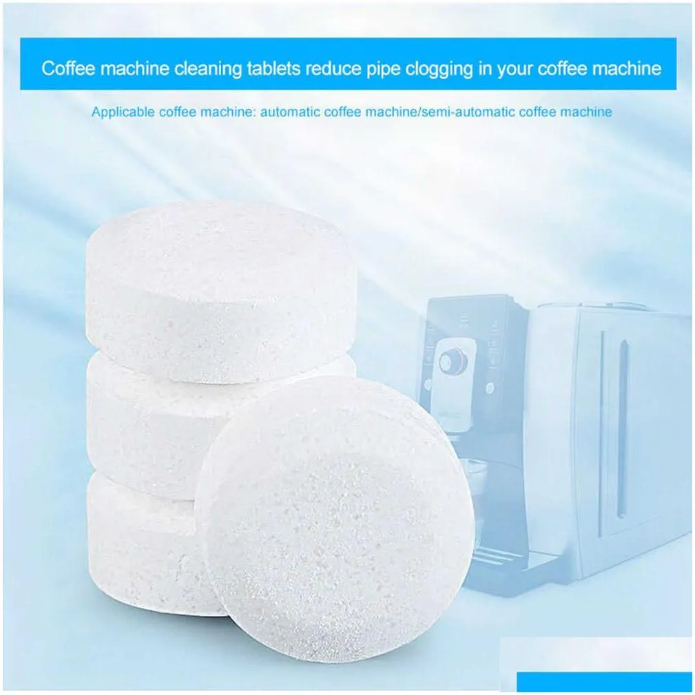 new espresso coffee machine cleaning tablet effervescent tablet descaling agent kitchen accessories household cleaning product