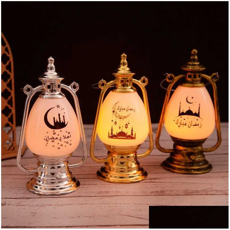 new eid mubarak led wind light lanterns ramadan kareem decoration for home 2023 islamic muslim party supplies ramadan mubarak gifts