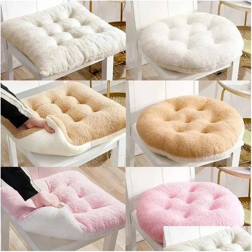 cushion/decorative chair soft pad round/square plush thick seat cushion for dining patio home office indoor outdoor garden sofa buttocks