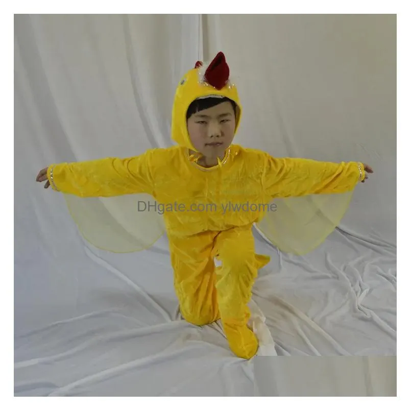 Dancewear Childrens Drama Cute Little Animal Yellow Fur Bird Performance Costume Drop Delivery Baby, Kids Maternity Baby Clothing Cosp Dhpzw