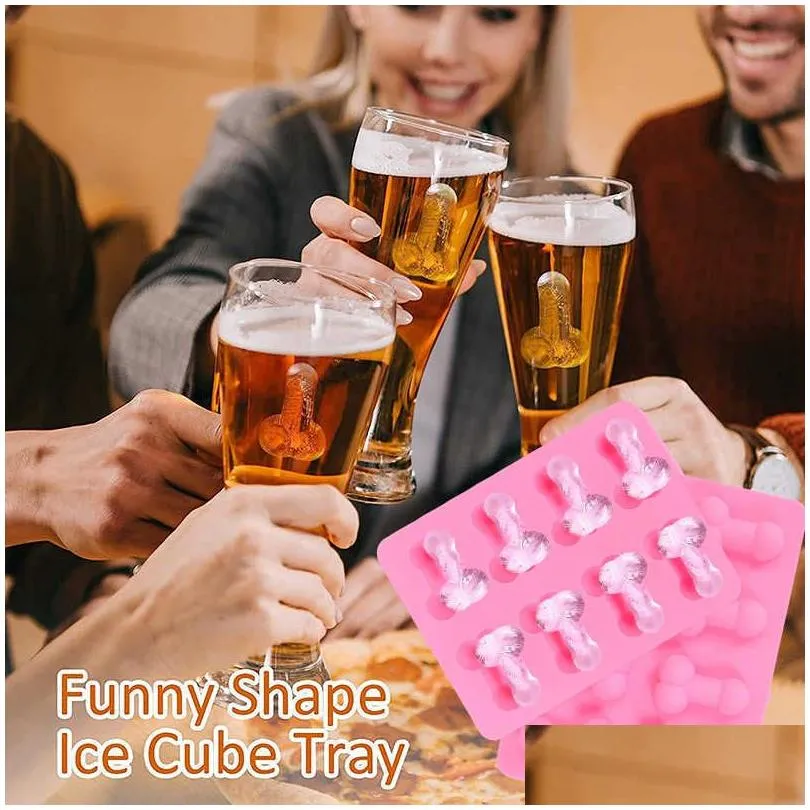 new sexy penis ice cube maker tray cake chocolate mold bachelorette party supplies for wedding hen night adult birthday party decor