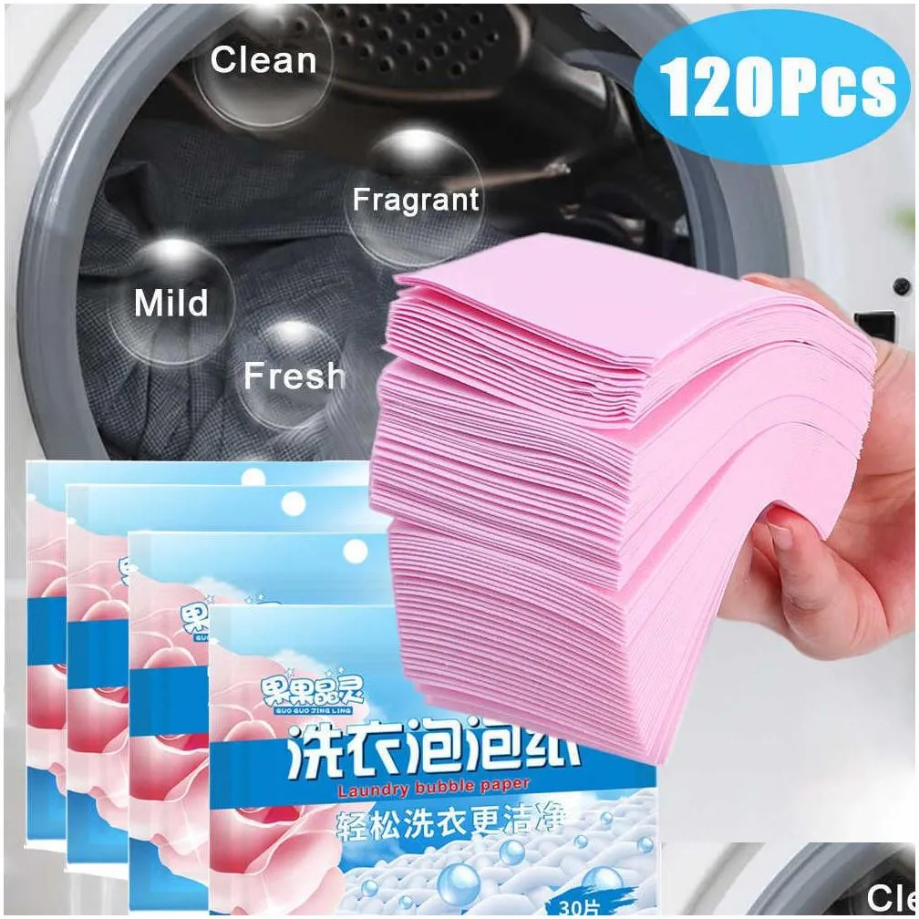 new 120pcs laundry tablets strong decontamination laundry cleaning detergent laundry soap for washing machine bathroom accessories