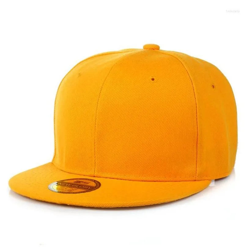 Ball Caps Diy Print Custom Logo Flat Brim Baseball Cap Women Men Spring Summer Travel Sun Hat Hip Hop Casual Hats Snapback Casquette Dhtwv