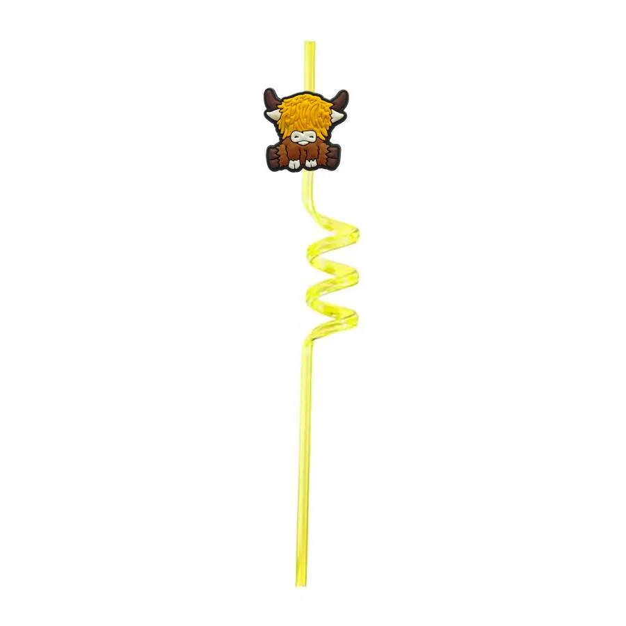 sheep themed crazy cartoon straws reusable plastic drinking birthday decorations for summer party decoration supplies favors childrens new year straw