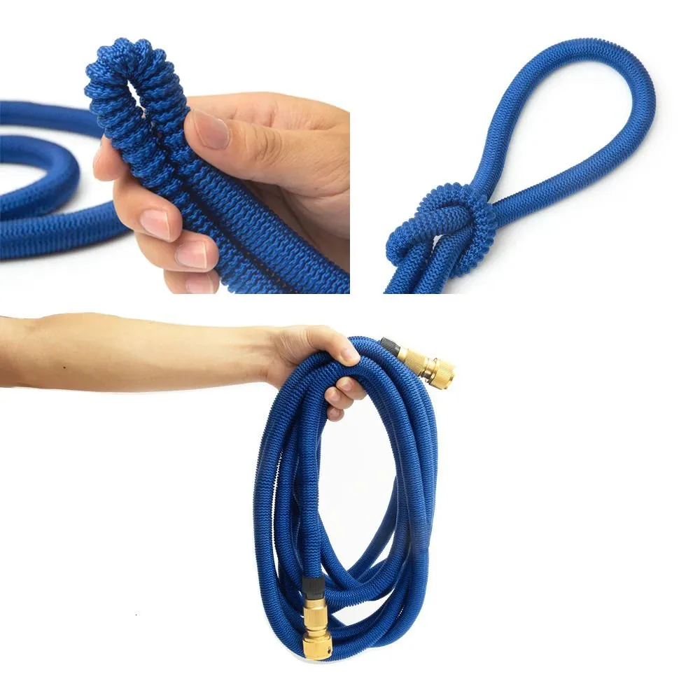 Garden Hoses Garden Water Hose Magic Expandable Hose Pipe High Pressure Car Washer Cleaning Tool 231206