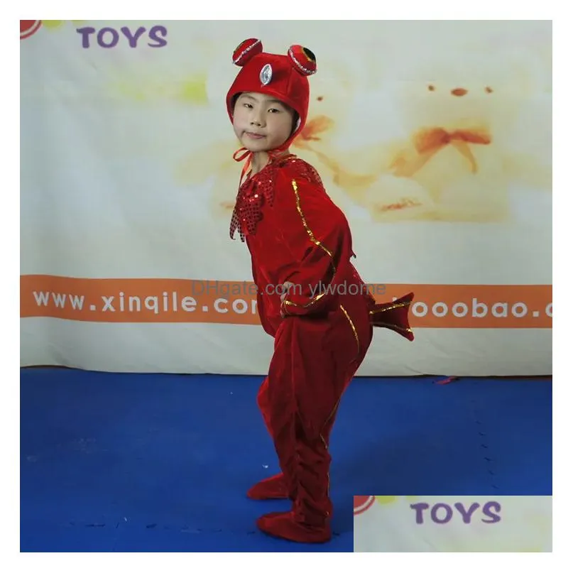 Dancewear Childrens Drama Cute Little Animals Red Fish Show Costumes Drop Delivery Baby, Kids Maternity Baby Clothing Cosplay Dhmws
