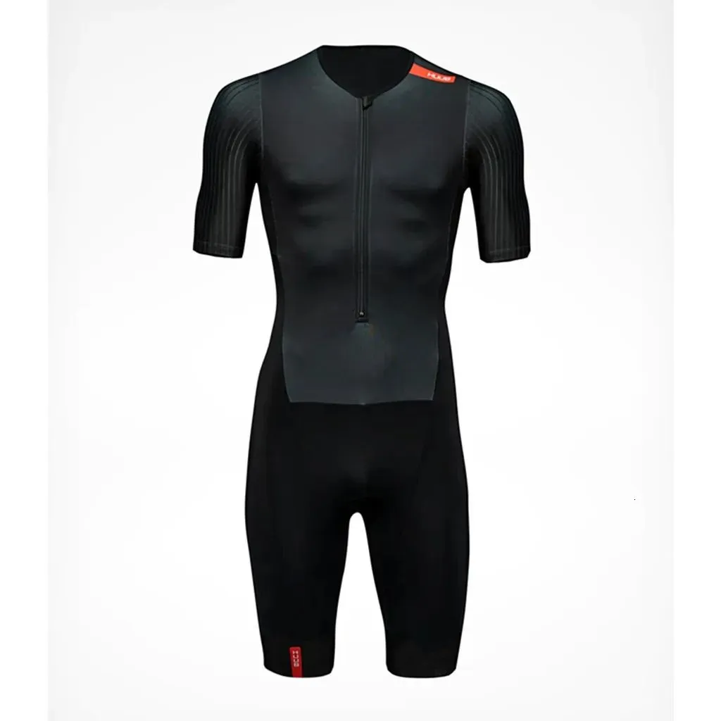 Cycling Jersey Sets Triathlon Suit Men`s Short Sleeve Performance Tri SSuit Team Lycra Aero Skinsuit Bodysuit Jumpsuit Running/Swimming/Cycling Kits