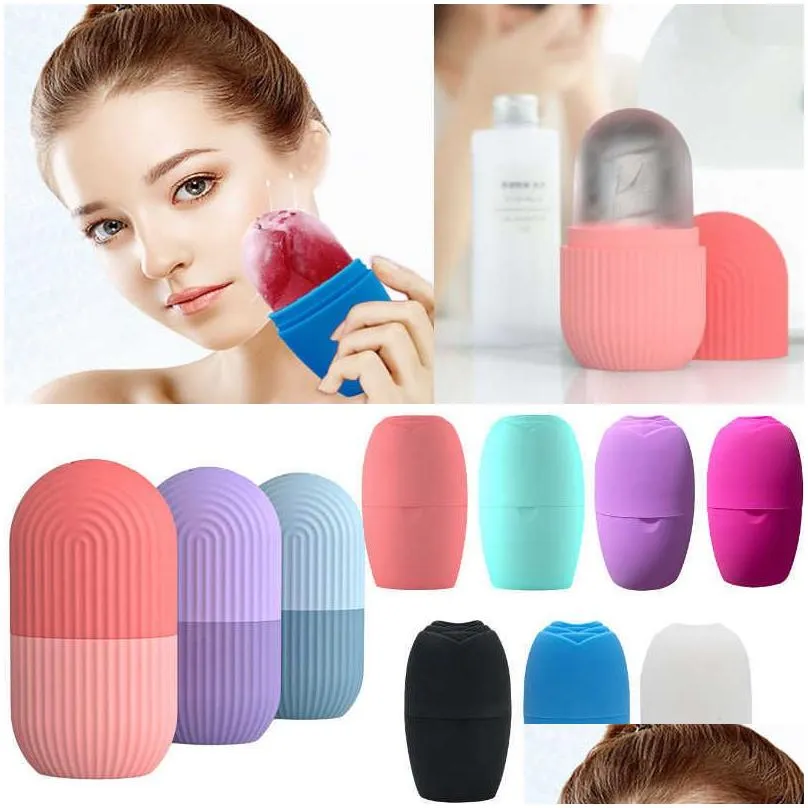 new silicone ice cube trays beauty lifting ice ball face massager contouring eye roller facial treatment reduce acne skin care tool