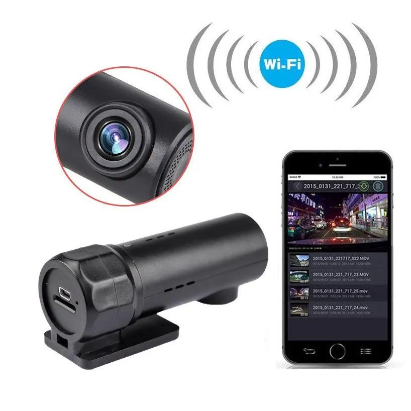 1080P Wifi Mini Car DVR Dash Camera Night Vision Camcorder Driving Video Recorder Dash Cam Rear Camera Digital Registrar