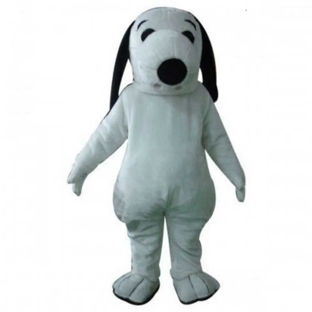 Dog White Black Mascot Costume Adult Size HOT SALE