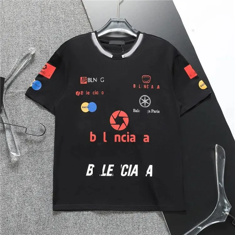 2024 Spring Summer Men Women Designers T Shirts Loose Tees Apparel Fashion Tops Mans Casual Chest Letter Shirt Luxury Street Shorts Sleeve Clothes Mens