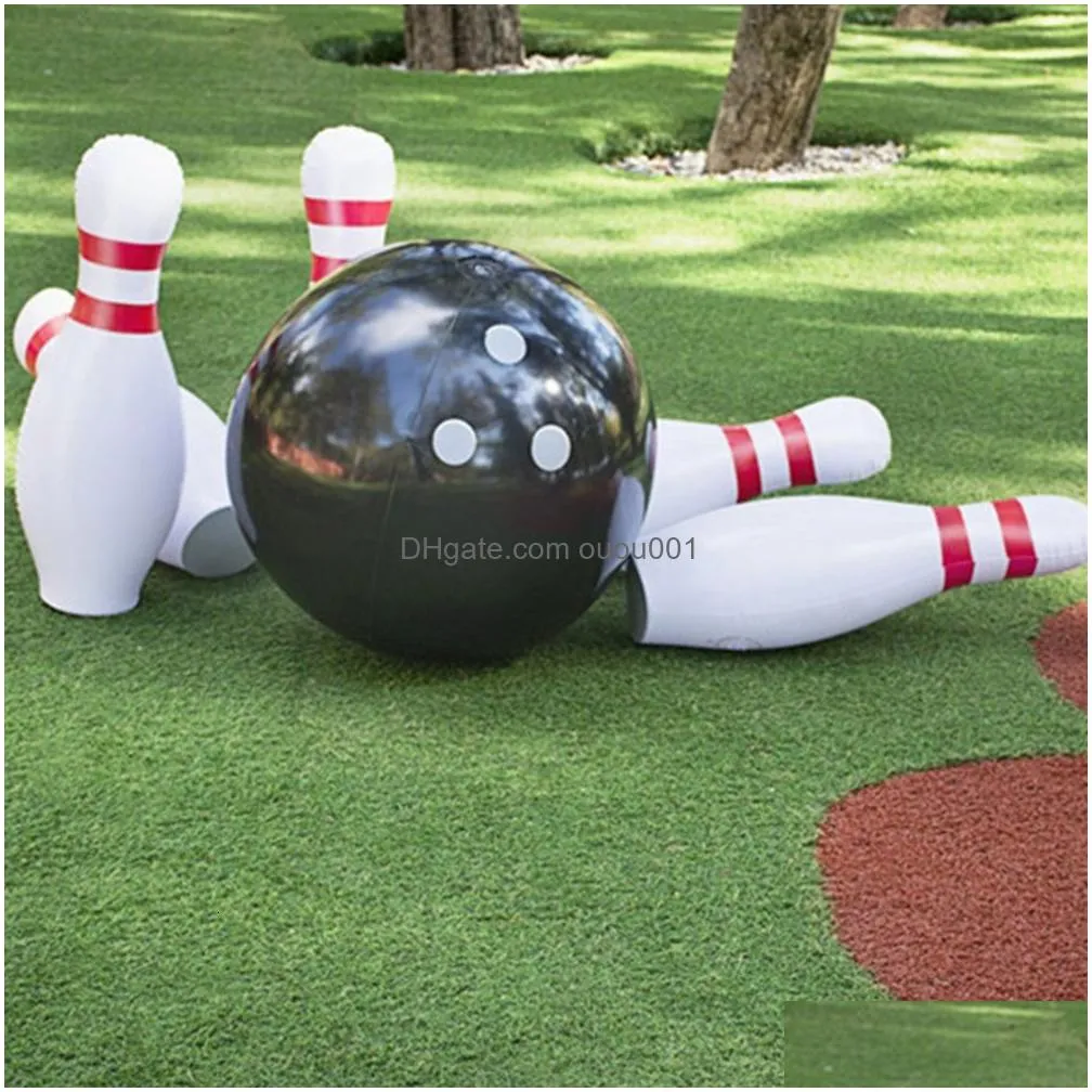 Bowling Nt Inflatable Set For Kids Outdoor Sports Toys Family Lawn Yard Games Parent Child Interactive Game Garten Drop Delivery Dhx71