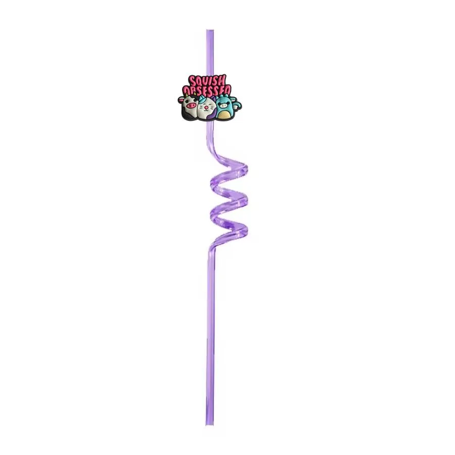 cute pig 2 50 themed crazy cartoon straws reusable plastic drinking for sea party favors supplies birthday straw