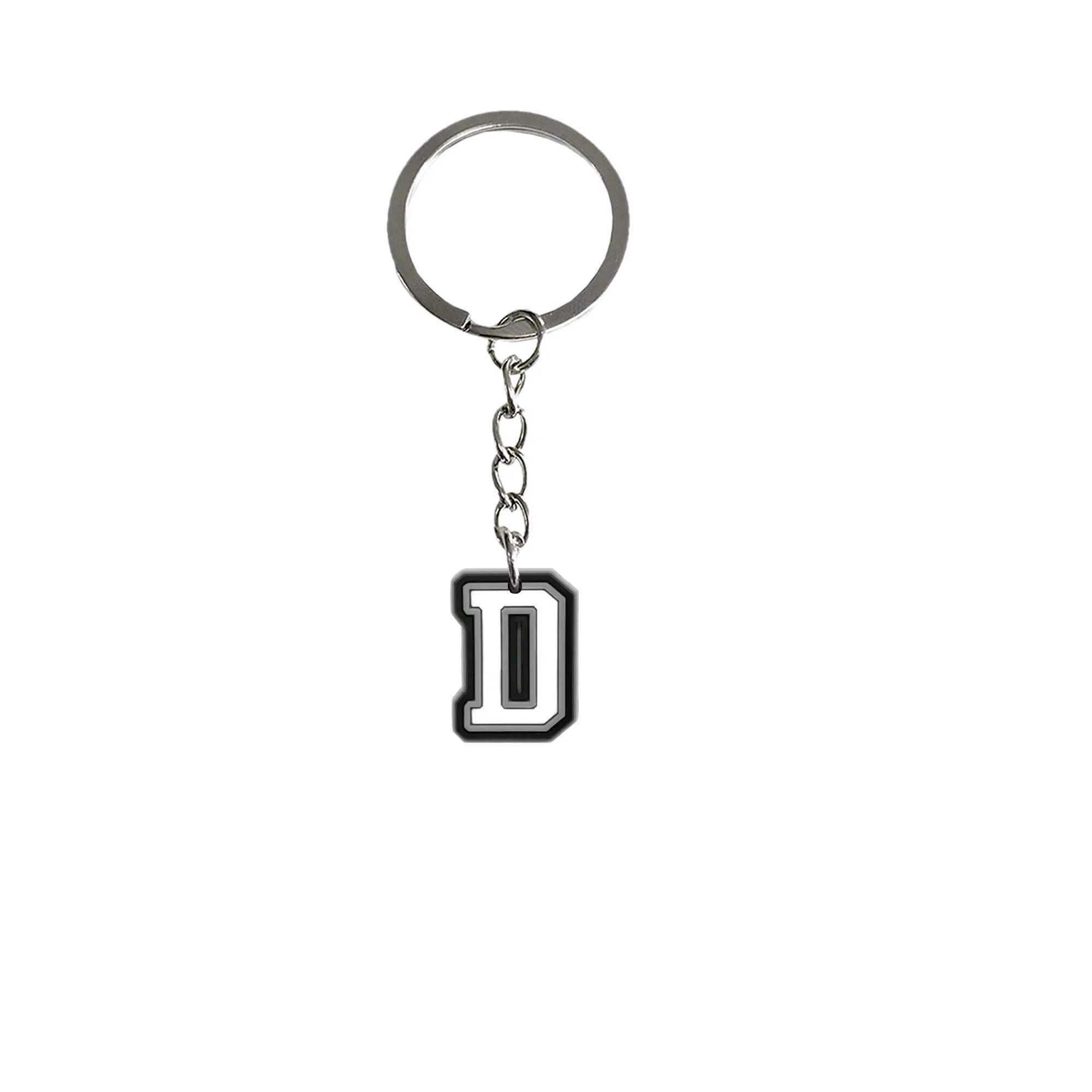 black letters keychain cute silicone key chain for adult gift kids party favors couple backpack chains women keyring suitable schoolbag purse handbag charms classroom school day birthday supplies