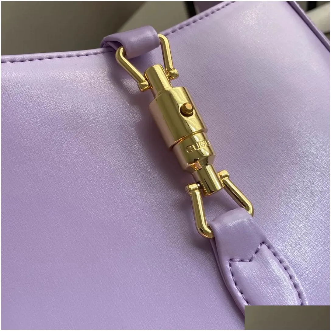 Evening Bags Jackie 1961 Luxury Designer Bag Woman Men Pochette Underarm Shoder Strap 2Size Clutch Crossbody Tote Leather Coin Purse Dhlfj