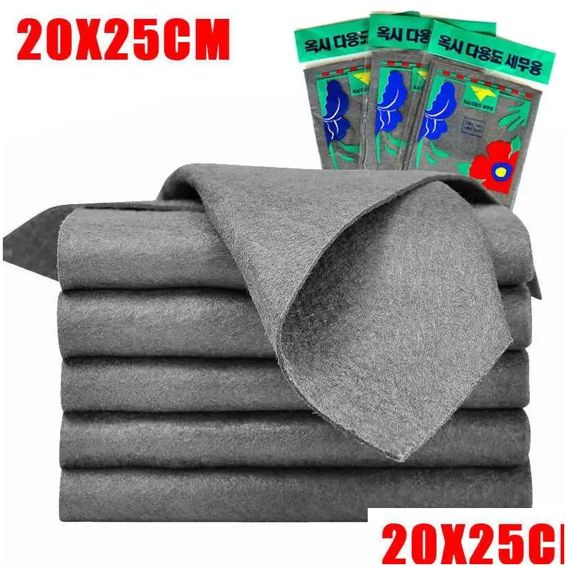 new 10/1pcs thickened magic cleaning cloth multifunction microfiber glass windows wipe rags car washing towel bathroom clean tools