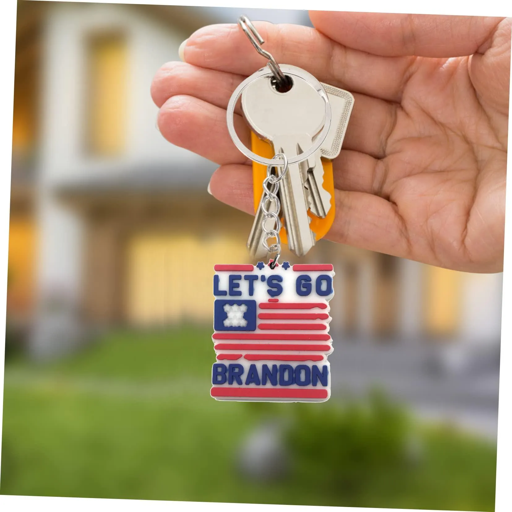 lets go brandon10 keychain goodie bag stuffers supplies key rings backpack shoulder pendant accessories charm keyring suitable for schoolbag car anime cool keychains backpacks men