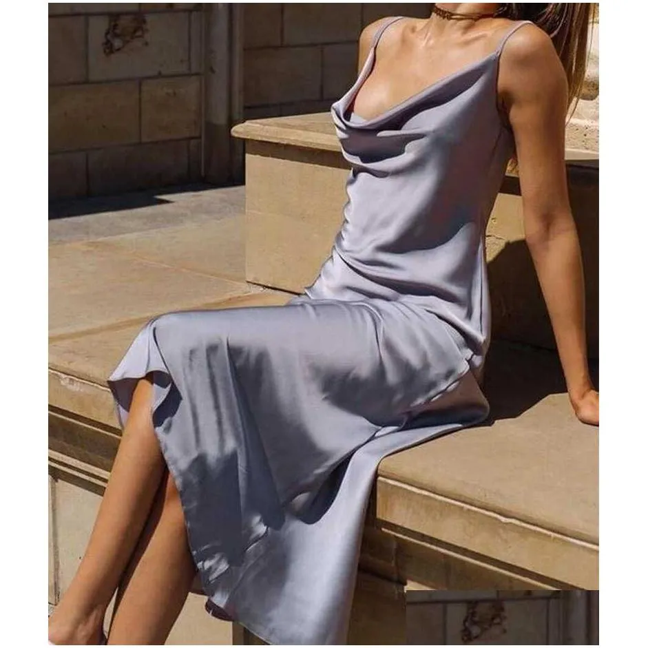 high quality 2022 new design fashion ladies solid deep v-neck business casual dress women dress