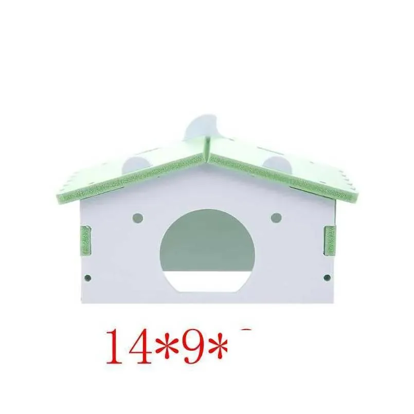 new solid wood stairs hamster house guinea pig cage small animal nest hamster house rat cage pet play game rat house supplies zg0009