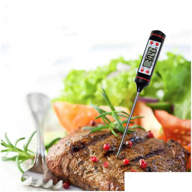 new digital thermometer barbecue food cooking kitchen probe electronic liquid barbecue g421